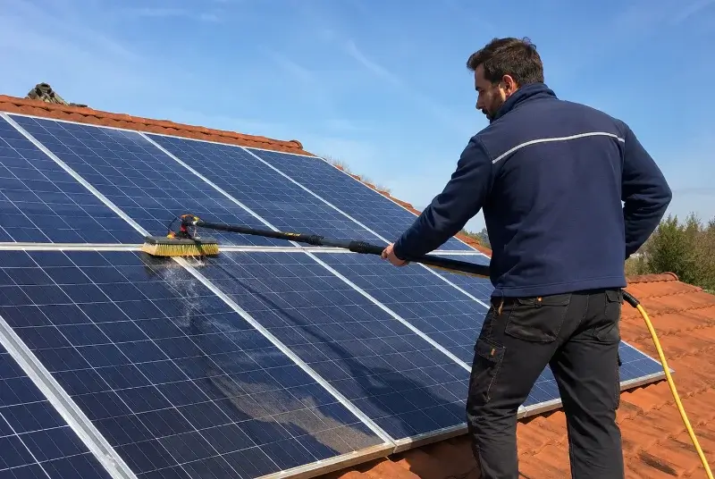 Nettoyage et entretien de panneaux solaires à Bassussarry